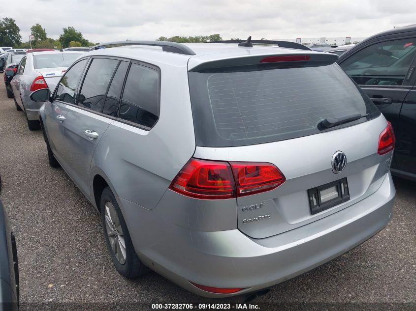 2016 VOLKSWAGEN GOLF SPORTWAGEN S/SE/SEL/LIMITED - 3VWC17AU4GM514250