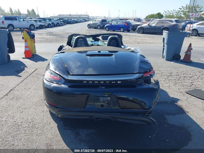 2018 PORSCHE 718 BOXSTER WP0CA2A83JS210642
