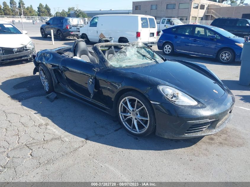 2018 PORSCHE 718 BOXSTER - WP0CA2A83JS210642