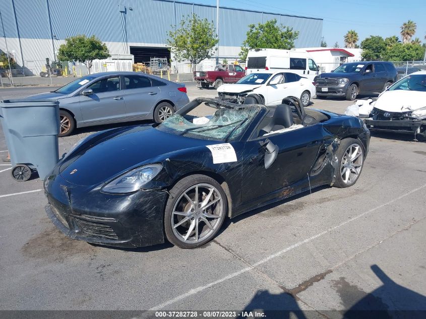 2018 PORSCHE 718 BOXSTER WP0CA2A83JS210642