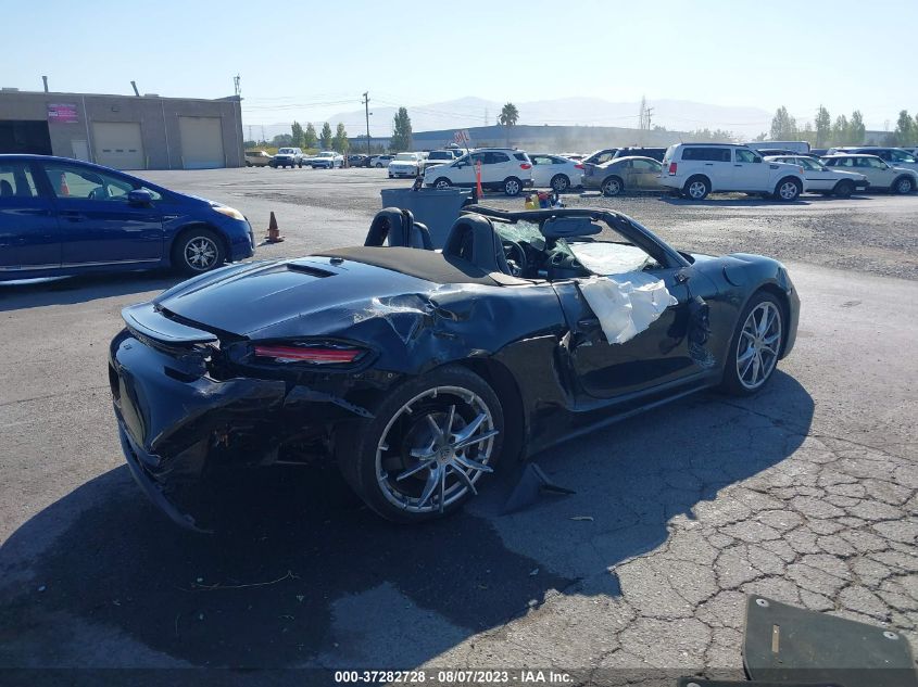 2018 PORSCHE 718 BOXSTER WP0CA2A83JS210642