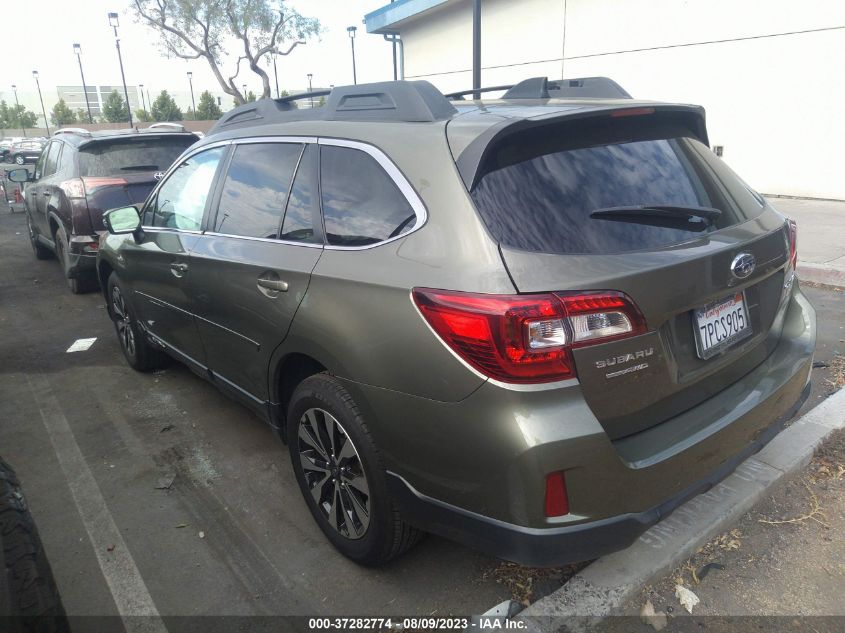 2016 SUBARU OUTBACK 2.5I LIMITED - 4S4BSALCXG3228722