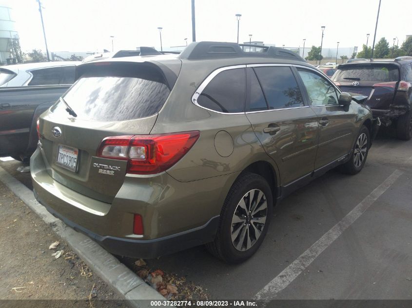 2016 SUBARU OUTBACK 2.5I LIMITED - 4S4BSALCXG3228722