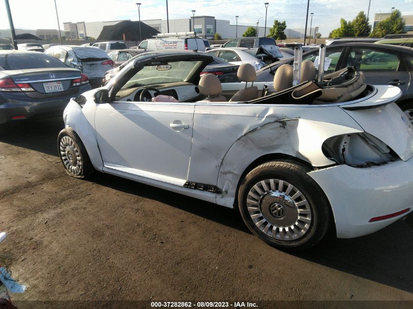 2014 VOLKSWAGEN BEETLE CONVERTIBLE 1.8T 3VW507AT7EM816793