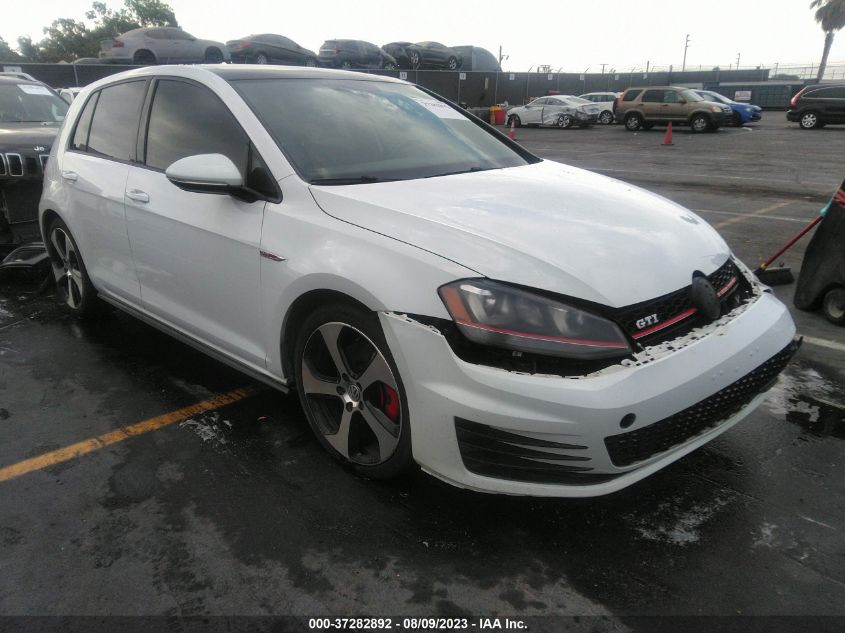 2015 VOLKSWAGEN GOLF GTI AUTOBAHN - 3VW4T7AU9FM003193