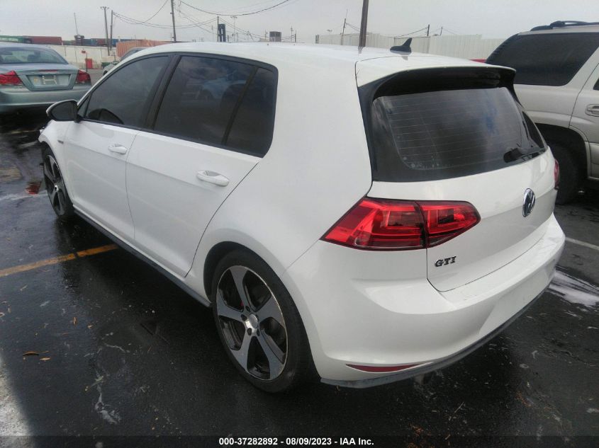 2015 VOLKSWAGEN GOLF GTI AUTOBAHN - 3VW4T7AU9FM003193