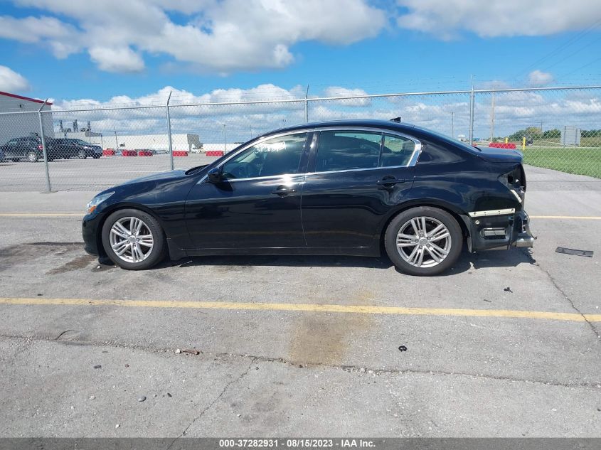 2013 INFINITI G37 SEDAN X JN1CV6AR6DM767173