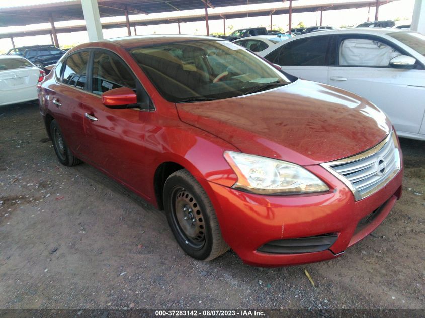 2015 NISSAN SENTRA SR/SL/S/SV/FE+ S - 3N1AB7AP3FY215196