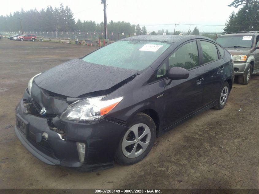 2014 TOYOTA PRIUS FOUR/FIVE/THREE/ONE/TWO - JTDKN3DUXE0361638