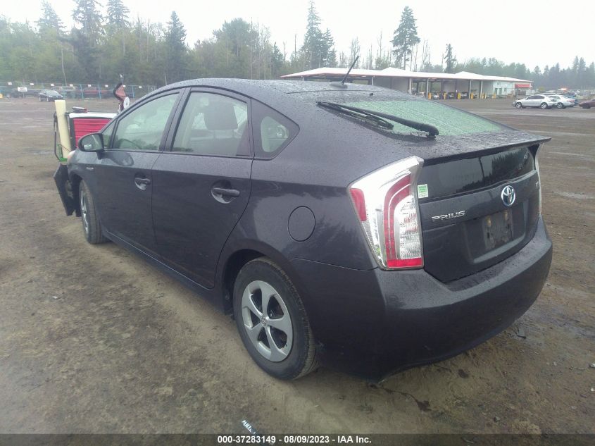 2014 TOYOTA PRIUS FOUR/FIVE/THREE/ONE/TWO - JTDKN3DUXE0361638
