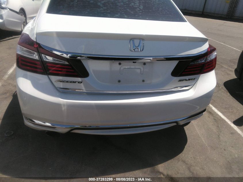 2017 HONDA ACCORD SEDAN SPORT - 1HGCR2F58HA078180