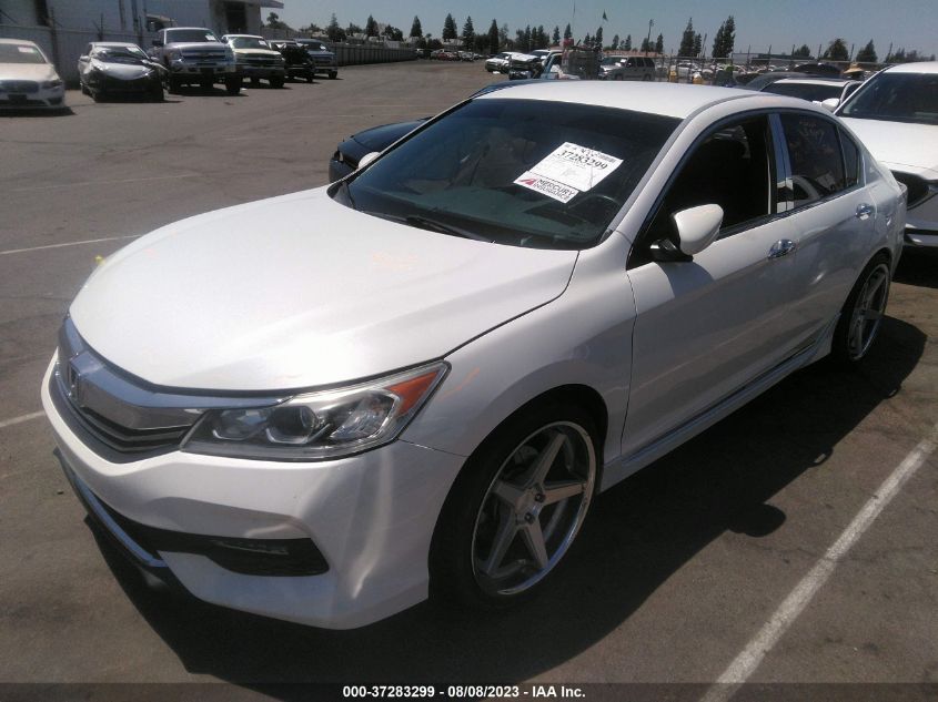 2017 HONDA ACCORD SEDAN SPORT - 1HGCR2F58HA078180