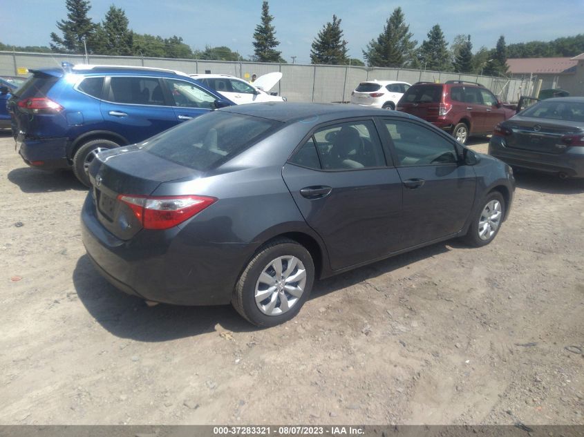 2016 TOYOTA COROLLA L/LE/S/S PLUS/LE PLUS - 5YFBURHE7GP497761