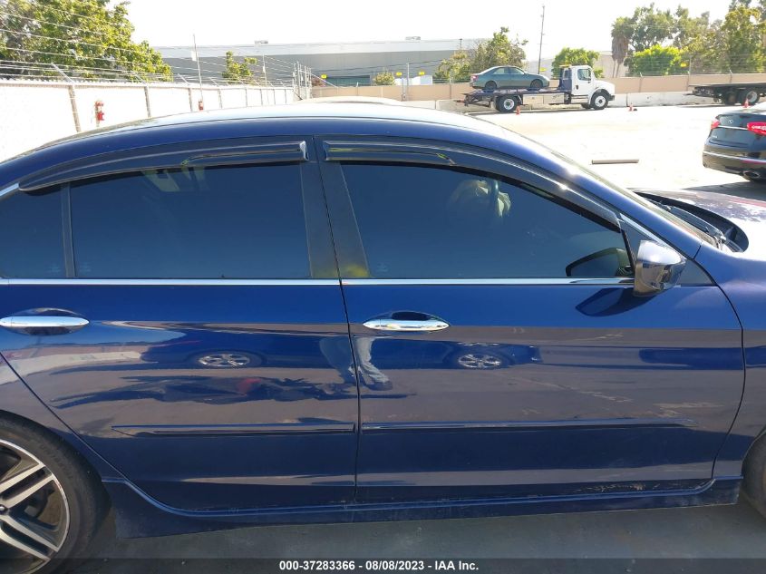 2016 HONDA ACCORD SEDAN SPORT - 1HGCR2F61GA082465