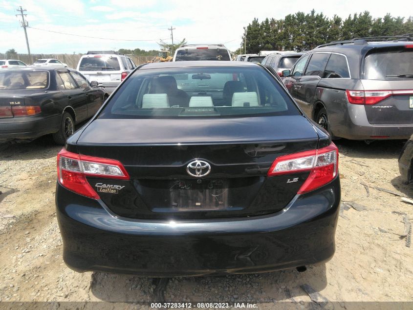 2013 TOYOTA CAMRY L/LE/SE/XLE - 4T4BF1FK9DR309391