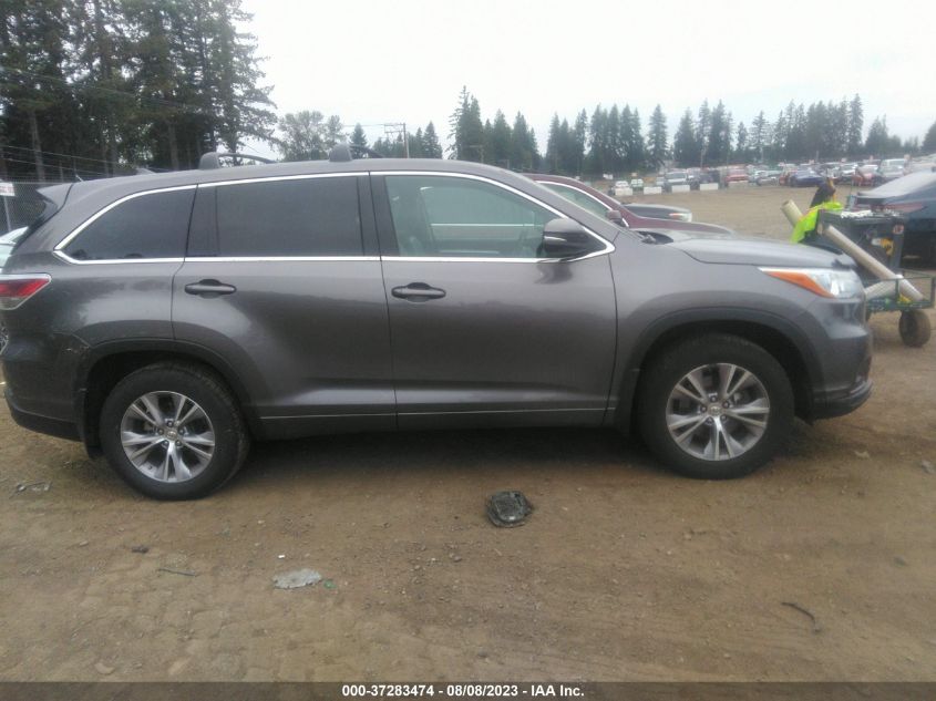 2015 TOYOTA HIGHLANDER LE - 5TDBKRFH2FS084929