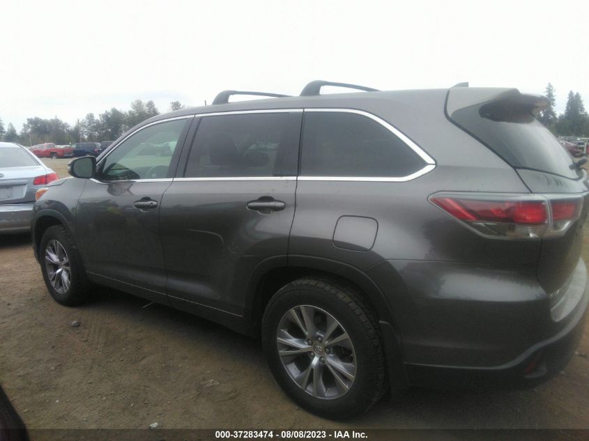 2015 TOYOTA HIGHLANDER LE - 5TDBKRFH2FS084929