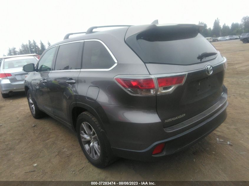 2015 TOYOTA HIGHLANDER LE - 5TDBKRFH2FS084929