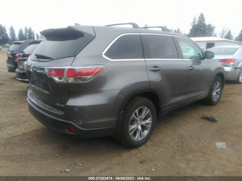 2015 TOYOTA HIGHLANDER LE - 5TDBKRFH2FS084929