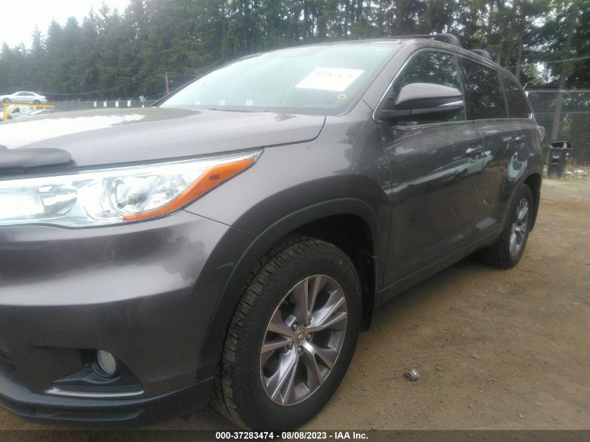 2015 TOYOTA HIGHLANDER LE - 5TDBKRFH2FS084929