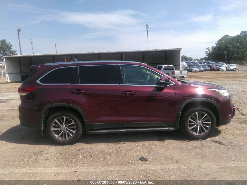 2019 TOYOTA HIGHLANDER SE/XLE - 5TDJZRFH4KS942547