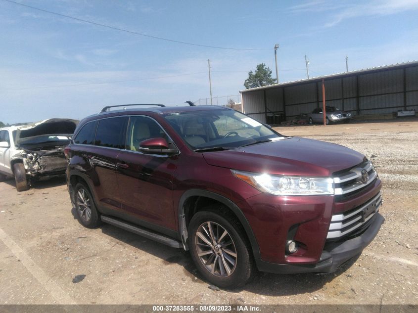 2019 TOYOTA HIGHLANDER SE/XLE - 5TDJZRFH4KS942547