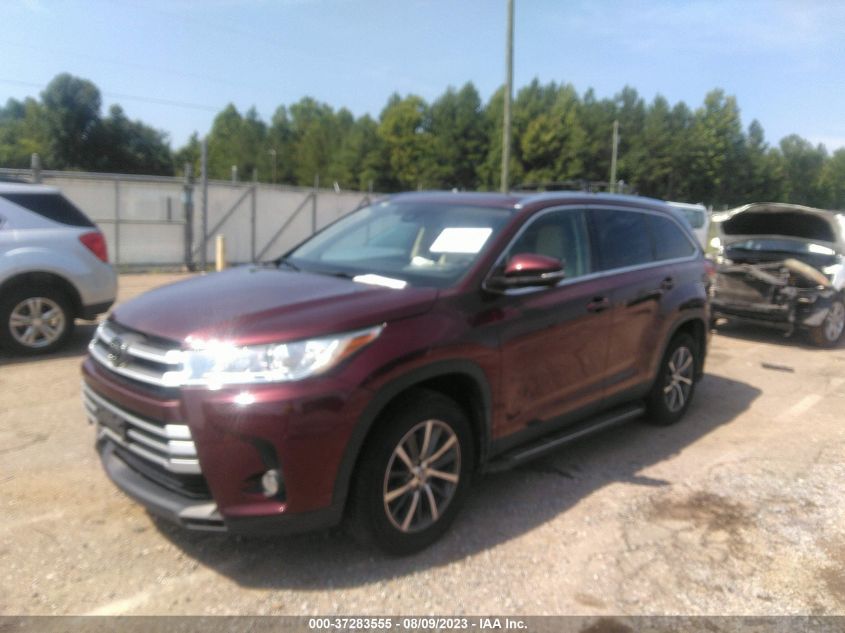 2019 TOYOTA HIGHLANDER SE/XLE - 5TDJZRFH4KS942547