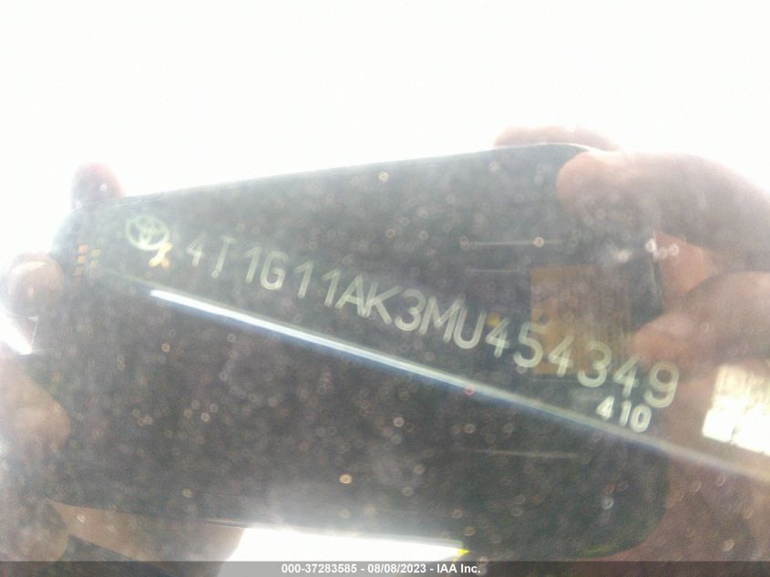 2021 TOYOTA CAMRY SE - 4T1G11AK3MU454349