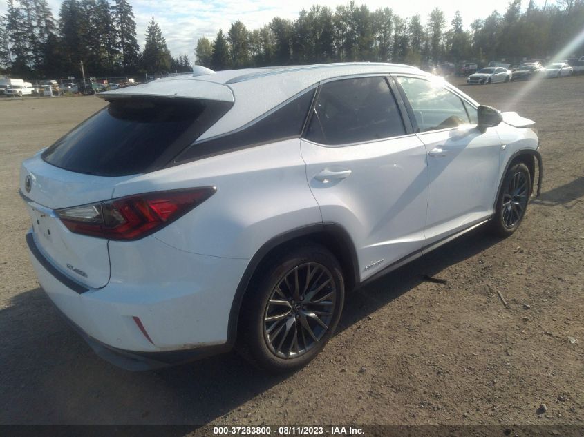 2017 LEXUS RX 450H/BASE/F SPORT - 2T2BGMCA9HC018879