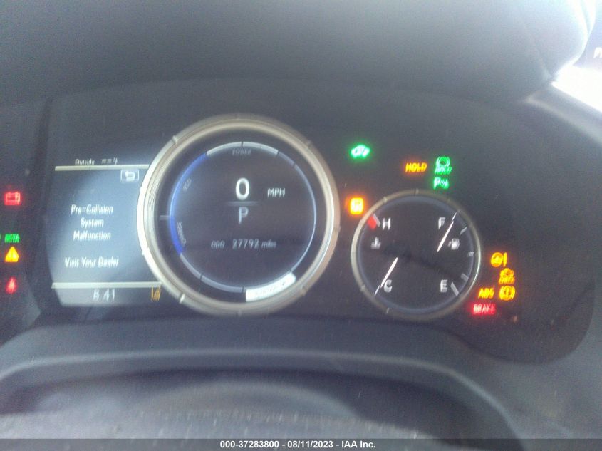 2017 LEXUS RX 450H/BASE/F SPORT - 2T2BGMCA9HC018879