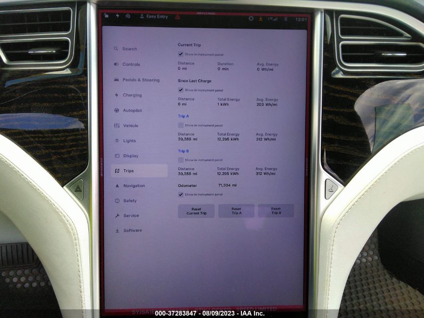 2017 TESLA MODEL S 100D/90D/75D/60D/P100D - 5YJSA1E29HF190707