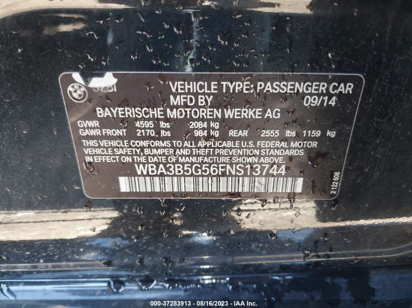 2015 BMW 3 SERIES 328I XDRIVE - WBA3B5G56FNS13744