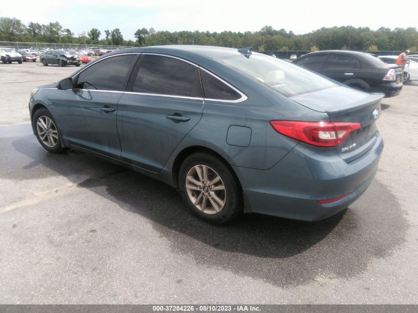 2016 HYUNDAI SONATA 2.4L SE - 5NPE24AF6GH326702