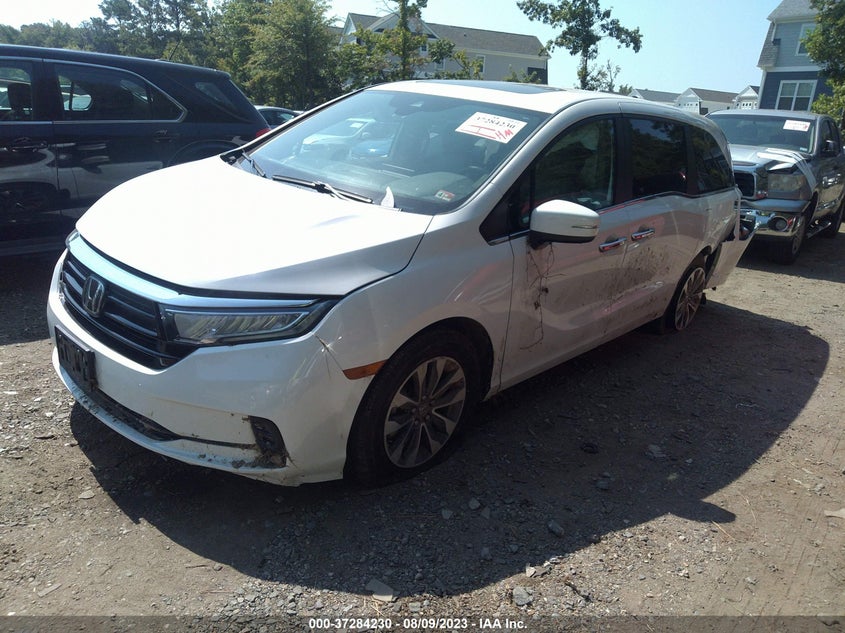 VIN 5FNRL6H78MB010074 2021 HONDA ODYSSEY EX-L