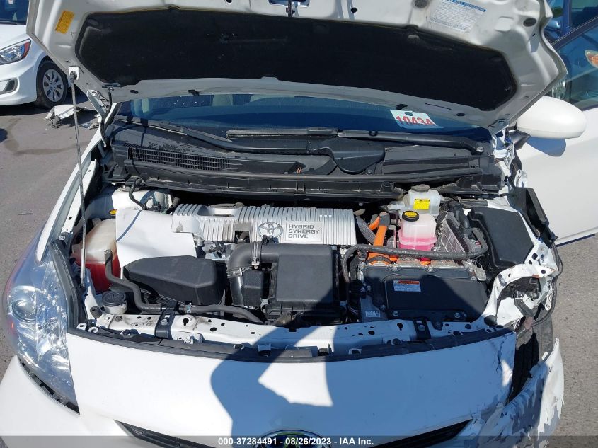 2013 TOYOTA PRIUS ONE/TWO/THREE/FOUR/FIVE - JTDKN3DU5D0341103
