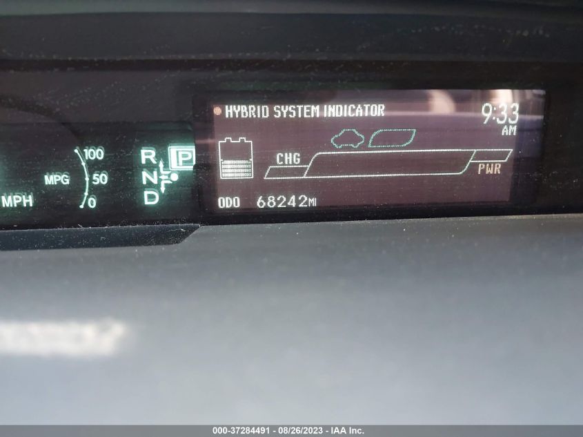 2013 TOYOTA PRIUS ONE/TWO/THREE/FOUR/FIVE - JTDKN3DU5D0341103