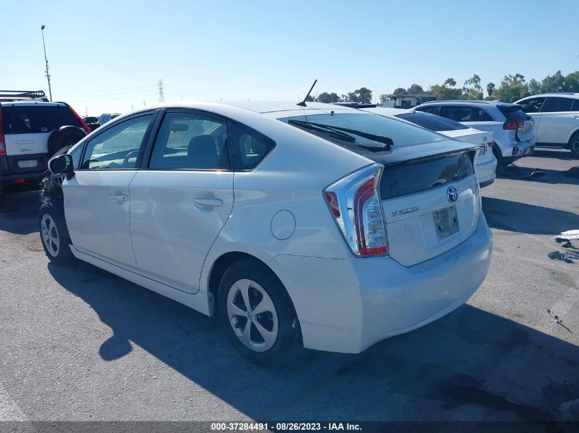 2013 TOYOTA PRIUS ONE/TWO/THREE/FOUR/FIVE - JTDKN3DU5D0341103