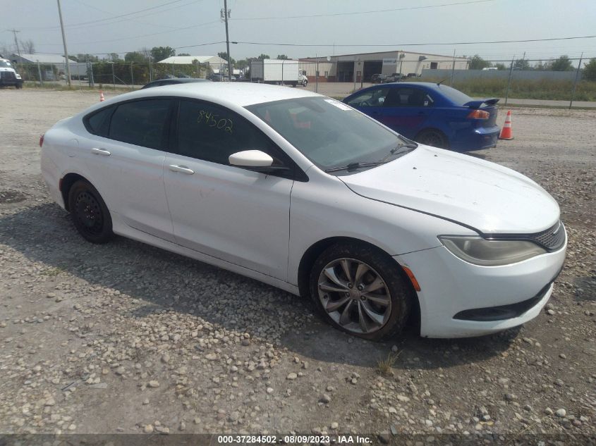 2015 CHRYSLER 200 S - 1C3CCCBB3FN721921