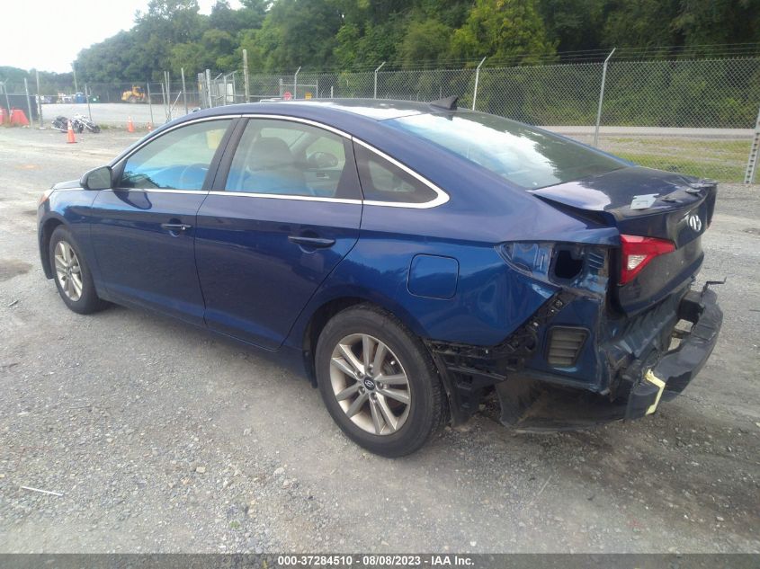 2015 HYUNDAI SONATA 2.4L SE - 5NPE24AF4FH081526