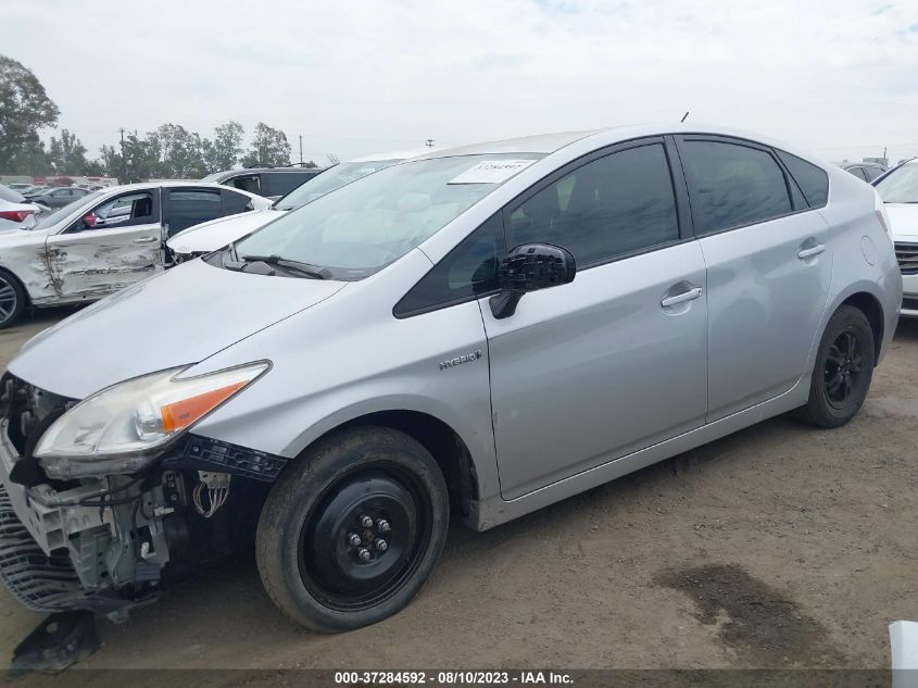2013 TOYOTA PRIUS ONE/TWO/THREE/FOUR/FIVE - JTDKN3DUXD5630626