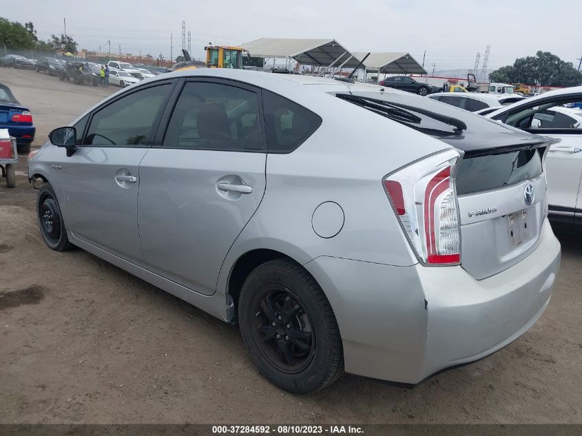 2013 TOYOTA PRIUS ONE/TWO/THREE/FOUR/FIVE - JTDKN3DUXD5630626