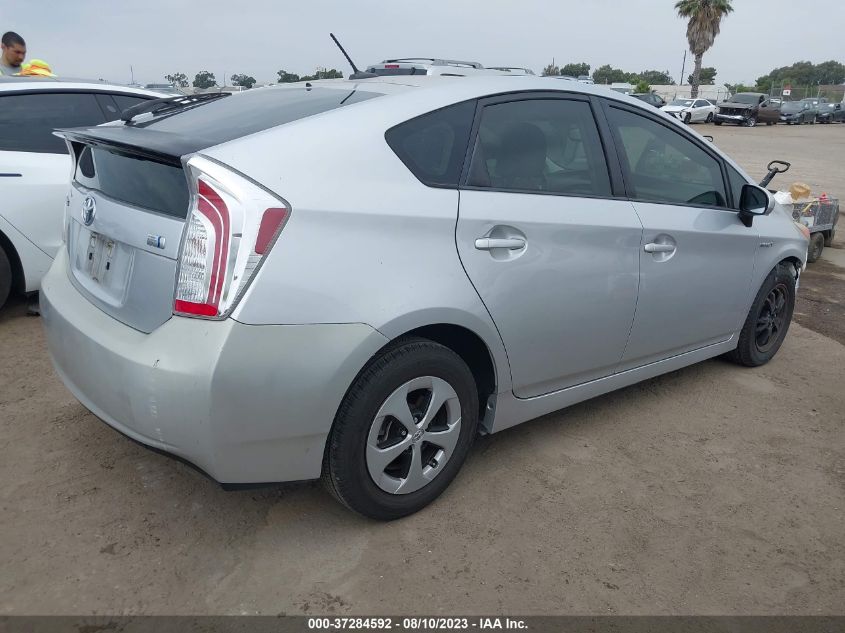 2013 TOYOTA PRIUS ONE/TWO/THREE/FOUR/FIVE - JTDKN3DUXD5630626