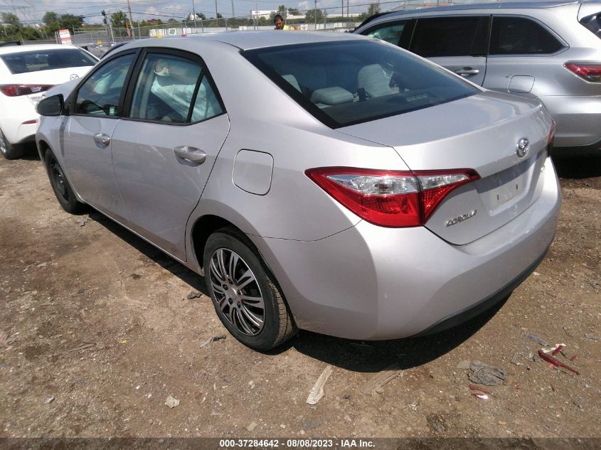 2015 TOYOTA COROLLA L/LE/S/S PLUS/LE PLUS - 2T1BURHE9FC439679