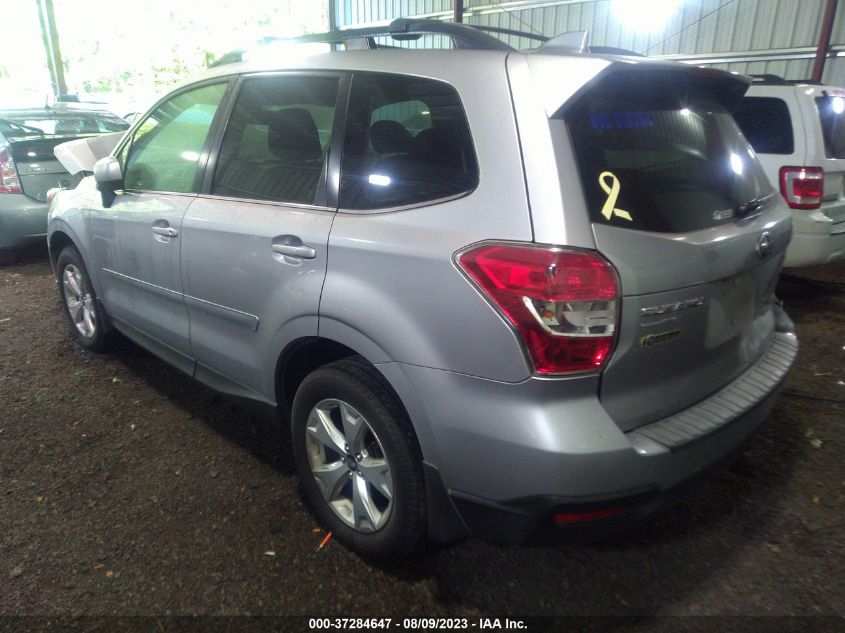 2016 SUBARU FORESTER 2.5I LIMITED - JF2SJAHCXGH495749