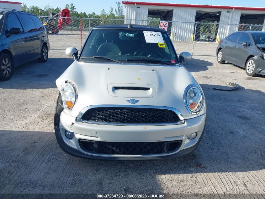 2013 MINI COOPER CONVERTIBLE S WMWZP3C55DT705227