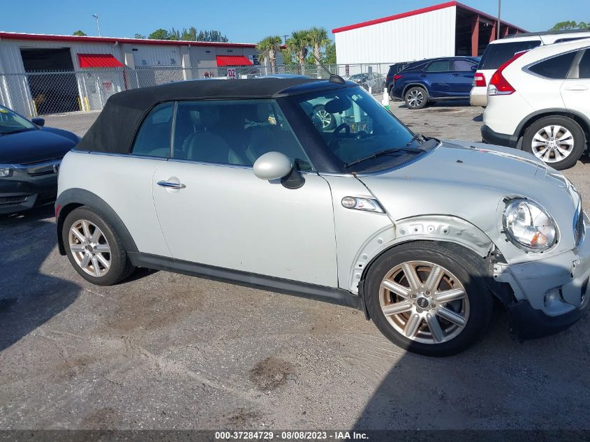 2013 MINI COOPER CONVERTIBLE S WMWZP3C55DT705227
