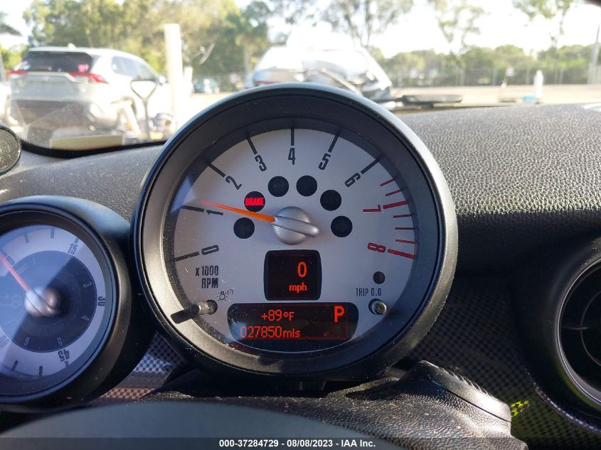 2013 MINI COOPER CONVERTIBLE S WMWZP3C55DT705227