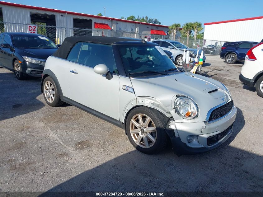 2013 MINI COOPER CONVERTIBLE S - WMWZP3C55DT705227