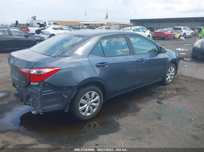 2014 TOYOTA COROLLA L/LE/S/S PLUS/LE PLUS - 5YFBURHE2EP163926