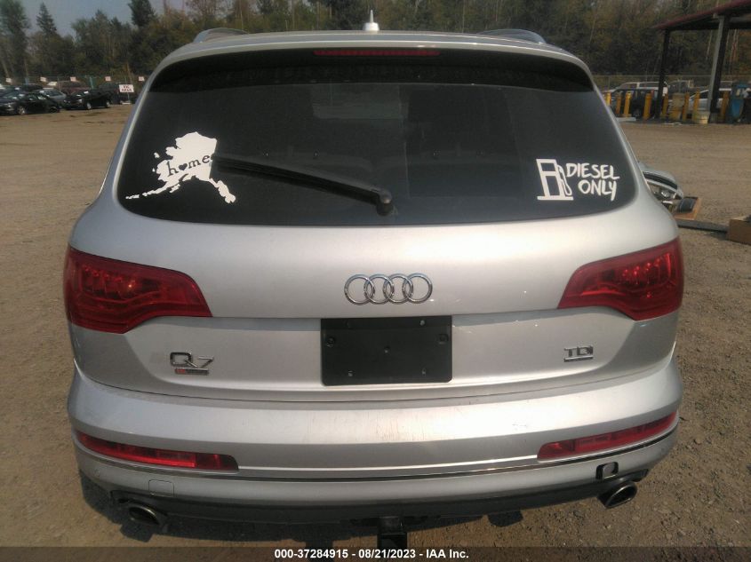 2014 AUDI Q7 3.0L TDI PREMIUM PLUS - WA1LMAFE8ED013342